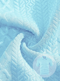 Men’s Summer Jacquard Polo Shirt – Casual Short Sleeve