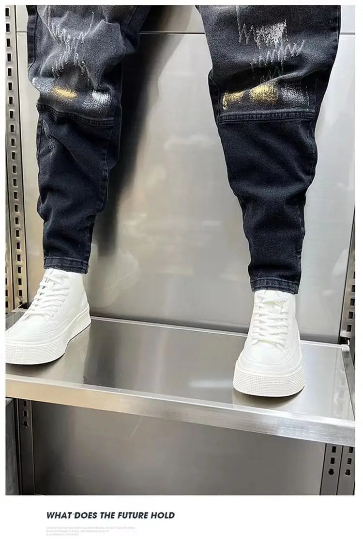 Men’s High Street Joggers – Casual Harem Trousers