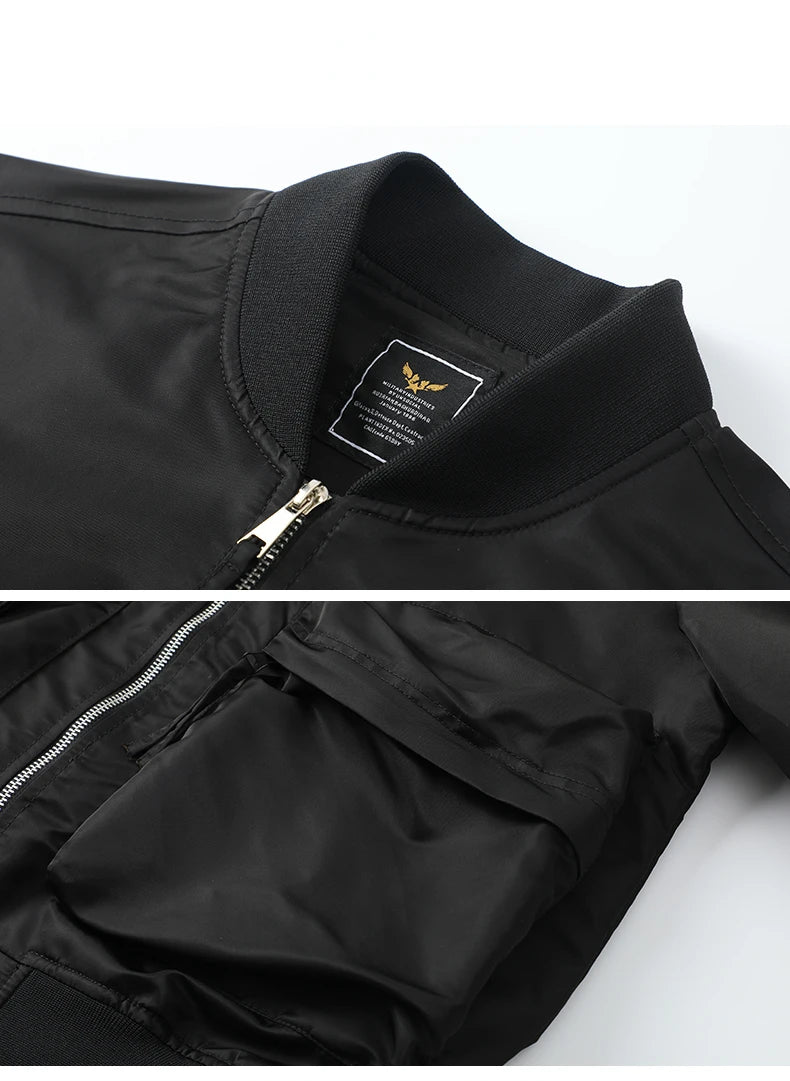 Men’s Cargo Jacket Winter Warm Streetwear