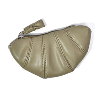 French Croissant Zipper Wallet & Makeup Handbag