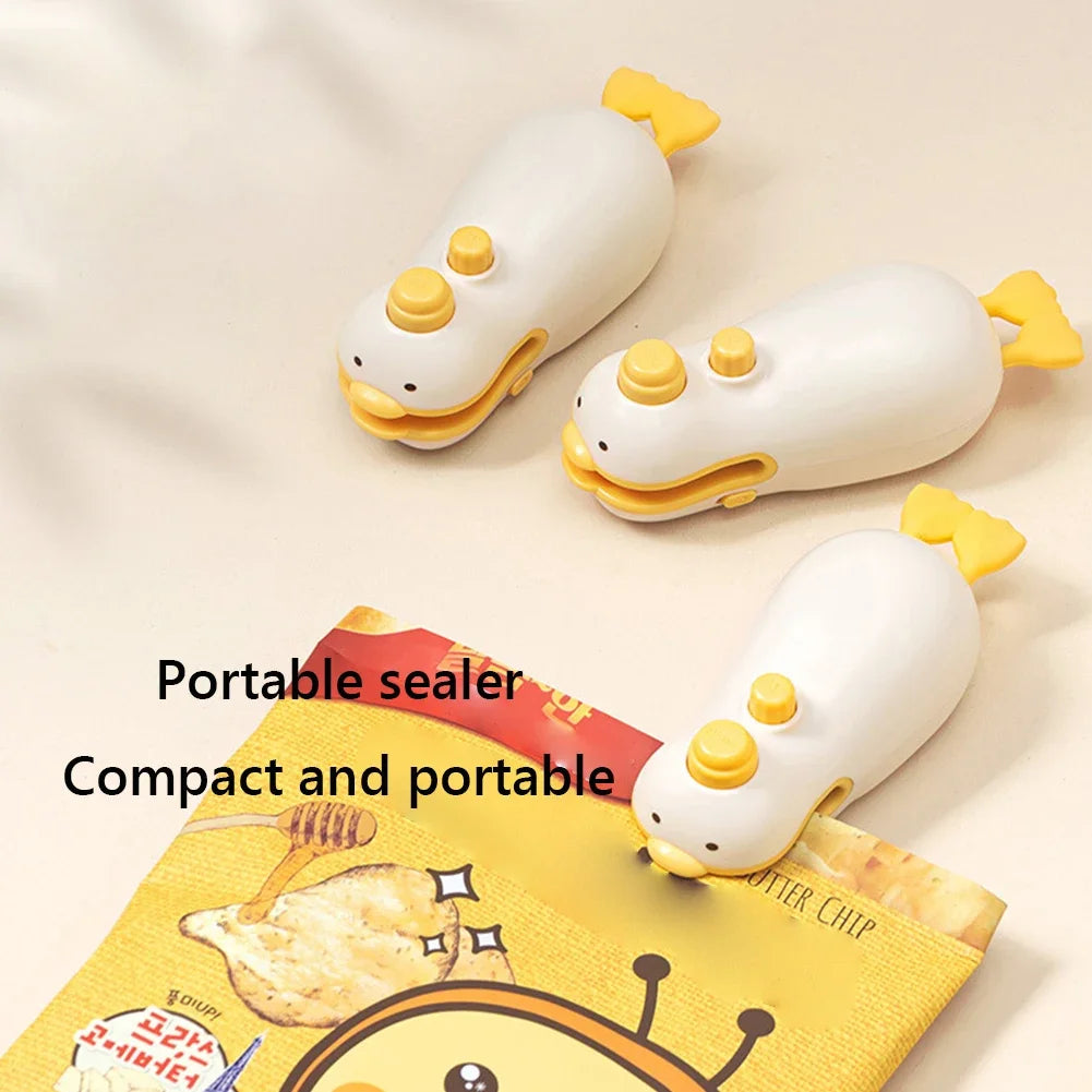 2-in-1 Mini Bag Sealer with Cutter & USB-C Rechargeable