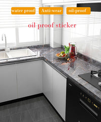 Kitchen Oil-Proof Waterproof Self-Adhesive Marble Film