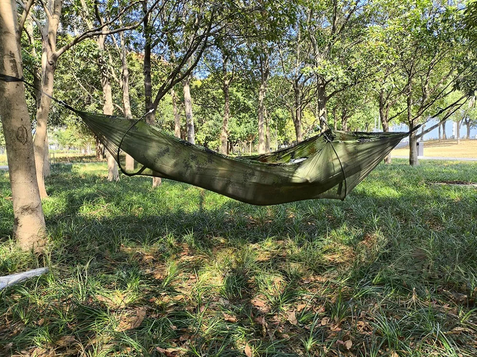 Camping Hammock with Mosquito Net Outdoor Garden Leisure