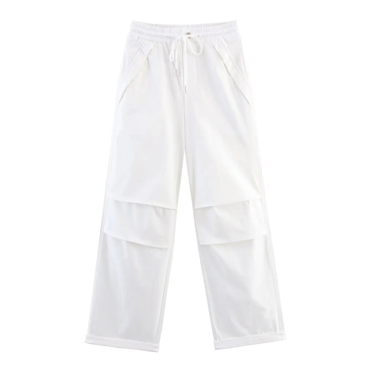 Women’s Straight-Leg Cargo Pants – Casual Outdoor Workwear