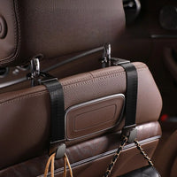 Hidden Car Seat Back Hook Multi-Purpose Organizer