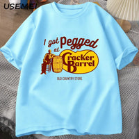 Men’s Cotton Graphic T-Shirt – Casual O-Neck Streetwear