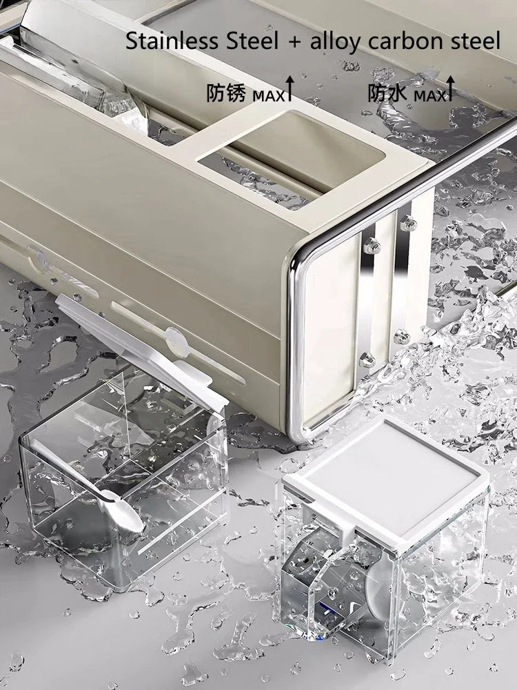 Multi-Functional Kitchen Seasoning & Storage Rack