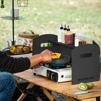 Foldable Gas Stove Windshield for Camping & BBQ