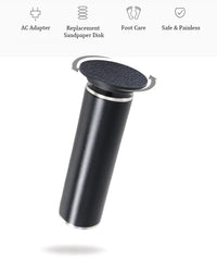 Electric Pedicure Foot File – Callus Remover w/ Sandpaper