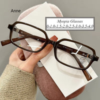 Retro Square Myopia Glasses – Unisex Prescription Eyewear