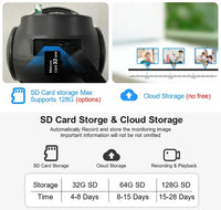 8MP 4G Dual Lens Outdoor CCTV Security Camera