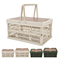 Foldable Camping Storage Basket Large Capacity