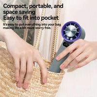3000mAh Handheld Mini Fan USB Rechargeable Portable