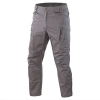 Men’s Waterproof Cargo Pants Multi-Pocket Training Trousers
