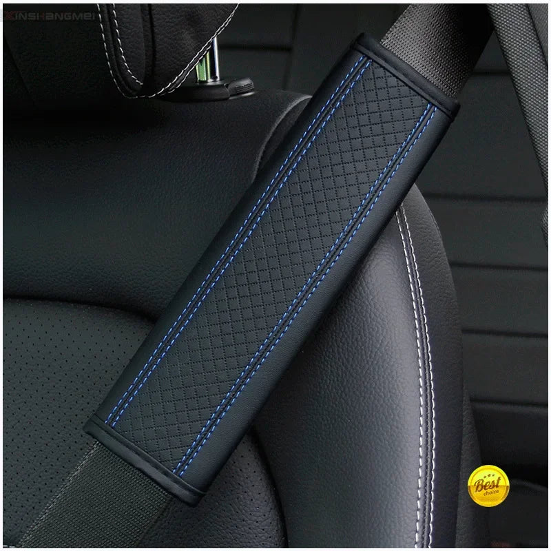 PU Leather Seat Belt Cover Car Safety Shoulder Pad