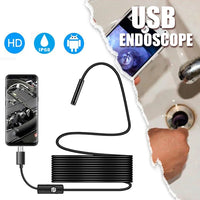 Waterproof Mini Endoscope Camera – 2M Flexible Industrial Scope