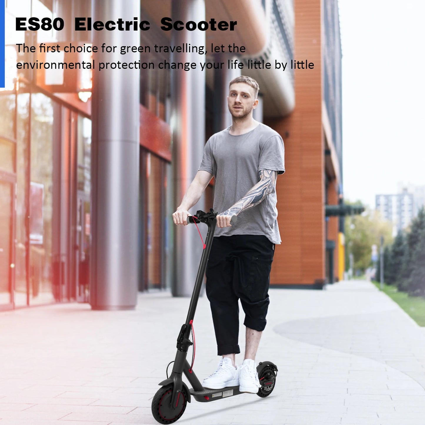 ES80/M365 X1 Electric Scooter – 36V 500W 35KM Range