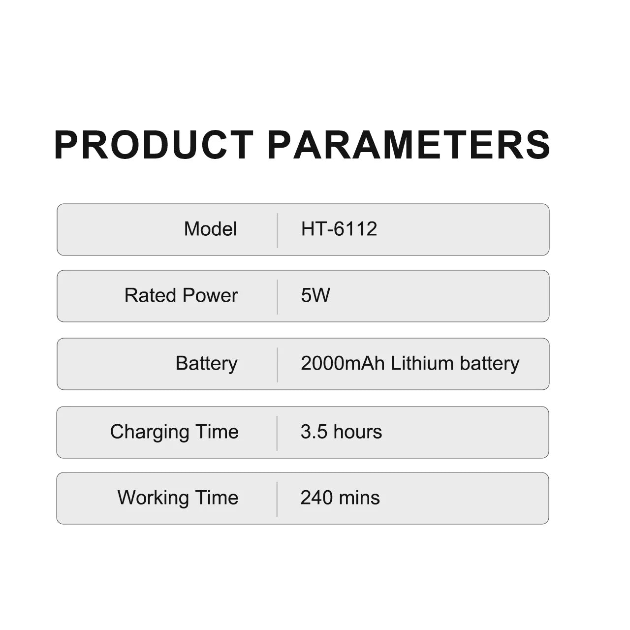 HATTEKER Professional Cordless Hair Clipper for Men