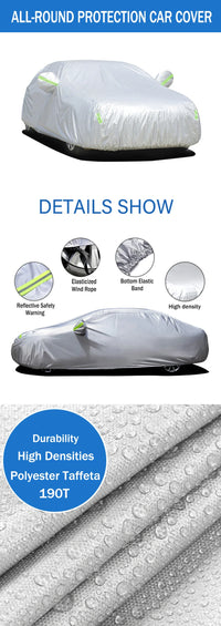 Universal Car Snow & Dust Cover Outdoor Protection