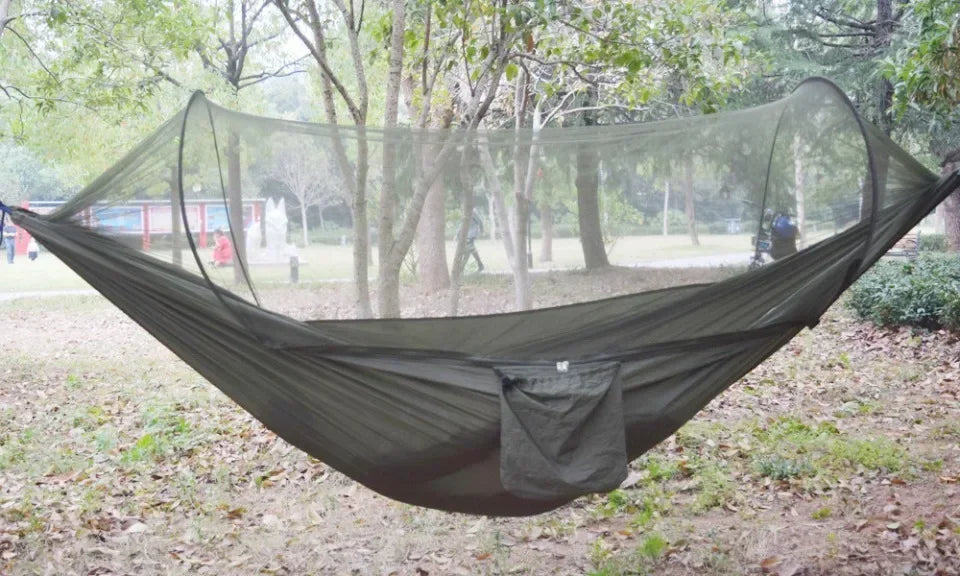 Camping Hammock with Mosquito Net Lightweight Portable