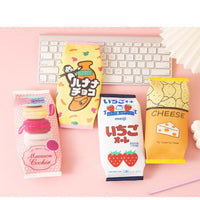 Random 1Pc Creative Simulation Snack Pencil Case PU Leather School Pencil Bag Student Pen Bag Kid Stationery Bag Fun Organizer