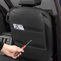 Leather Car Seat Back Protector Waterproof Kick Mat