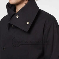 Custom Men’s Stand-Up Collar Jacket – Original Design