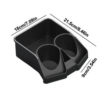 Car Seat Organizer with Cup Holders Storage Console