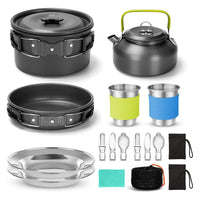 Camping Cookware Set Outdoor Cooking Kit for 2
