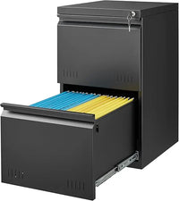 Metal Storage Cabinet with Doors & 5 Adjustable Shelves