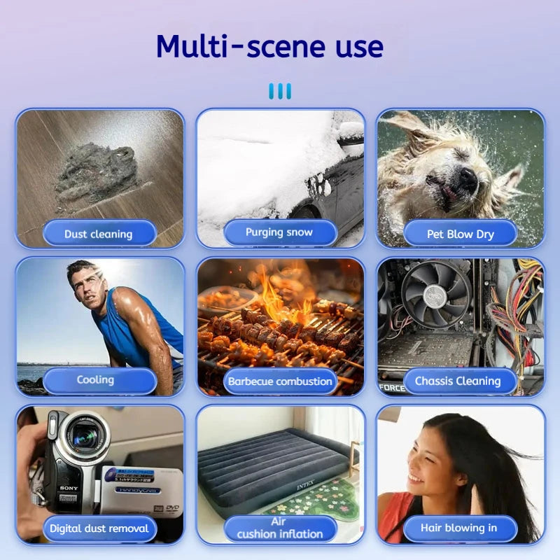 X11 Air Blower 990000RPM Powerful Car Cleaning Duster