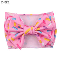 Cute 7" Double Layer Hair Bow Headband for Baby Girls