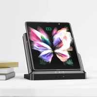 VIKEFON 100W 3 in 1 Wireless Charger Stand For Samsung Fold S22 Untra Galaxy Watch 5 4 3 Active Buds Fast Charging Dock Station