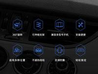 Universal 4 - 11 Inch Tablet Holder Car Tablet Bracket Mobile Phone Holder Mount Stand Rotatable for IPad Samsung Pad