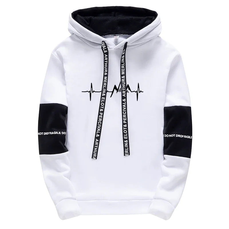 Men’s Tracksuit Set – Casual Hooded Sweatshirt & Joggers