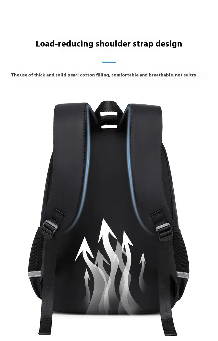 Back To School Game Console Pattern DIY School Bags for Primary and Secondary Students Lunch Bag Shoulder Bags Three Sets