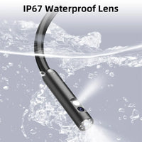 Dual Lens Industrial Endoscope Camera with Screen IP67
