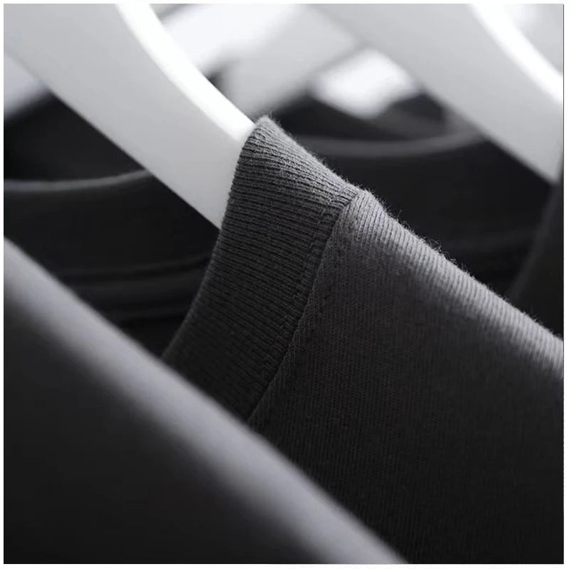 Men’s Cotton Graphic T-Shirt – Casual O-Neck Streetwear