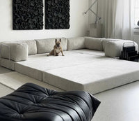 Modern Compressed Foam Corner Sofa Bed – Modular Living Room