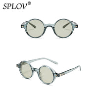 Vintage Small Round Sunglasses with Rivets UV400