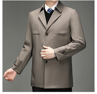 Trench Coat – Business Casual Single Breasted Jacket