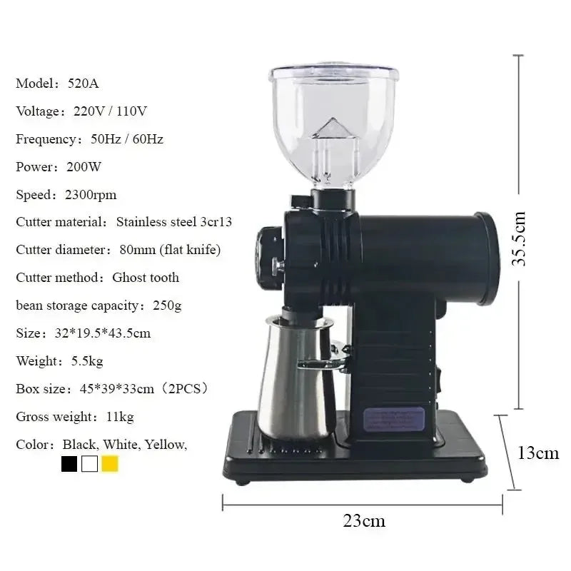 Electric Coffee Bean Grinder – Small Household Machine
