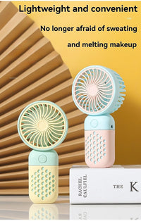 Cute Mini USB Handheld Fan – Portable Cartoon Design
