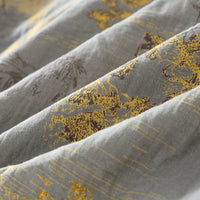 Men’s Cotton Kimono Pajama Robe – Jacquard Print Loungewear