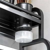 SOFT-Multi-Layer Stainless Steel Kitchen Storage Rack - Seasoning, Chopsticks, Knife & Jar Organizer For Household Use