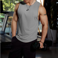 Men’s Summer Fitness Tank Top – Sleeveless Gym Vest