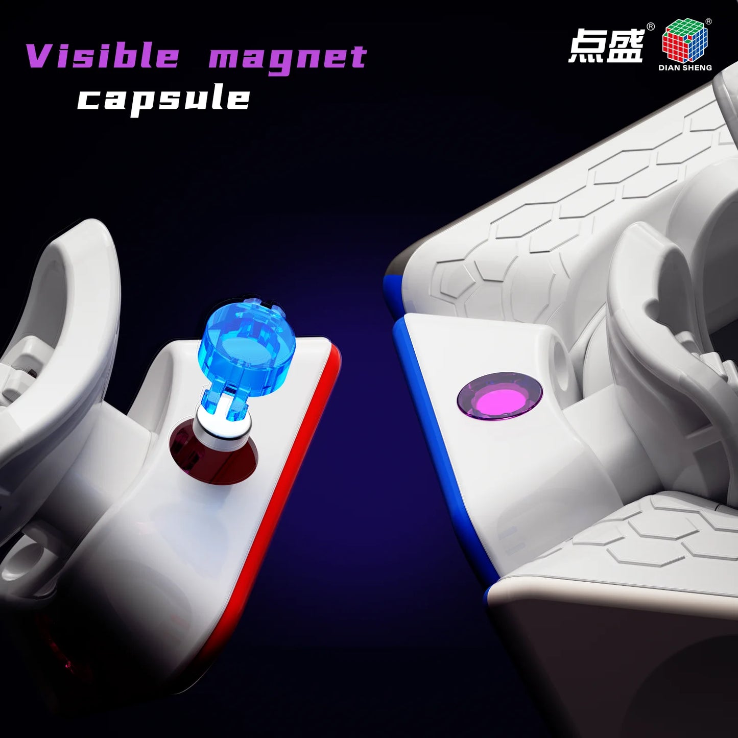 DianSheng Galaxy Cluster 2x2 FTO Magnetic Cube Toy