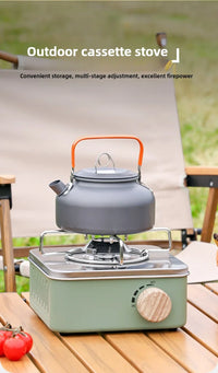 Portable Retro Camping Gas Stove with Ignition Device