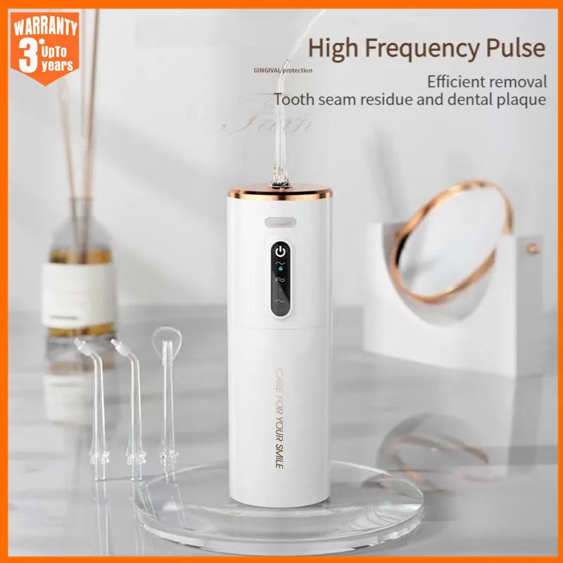 Portable Oral Irrigator – USB Rechargeable Water Flosser