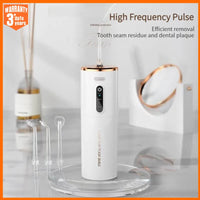 Portable Oral Irrigator – USB Rechargeable Water Flosser